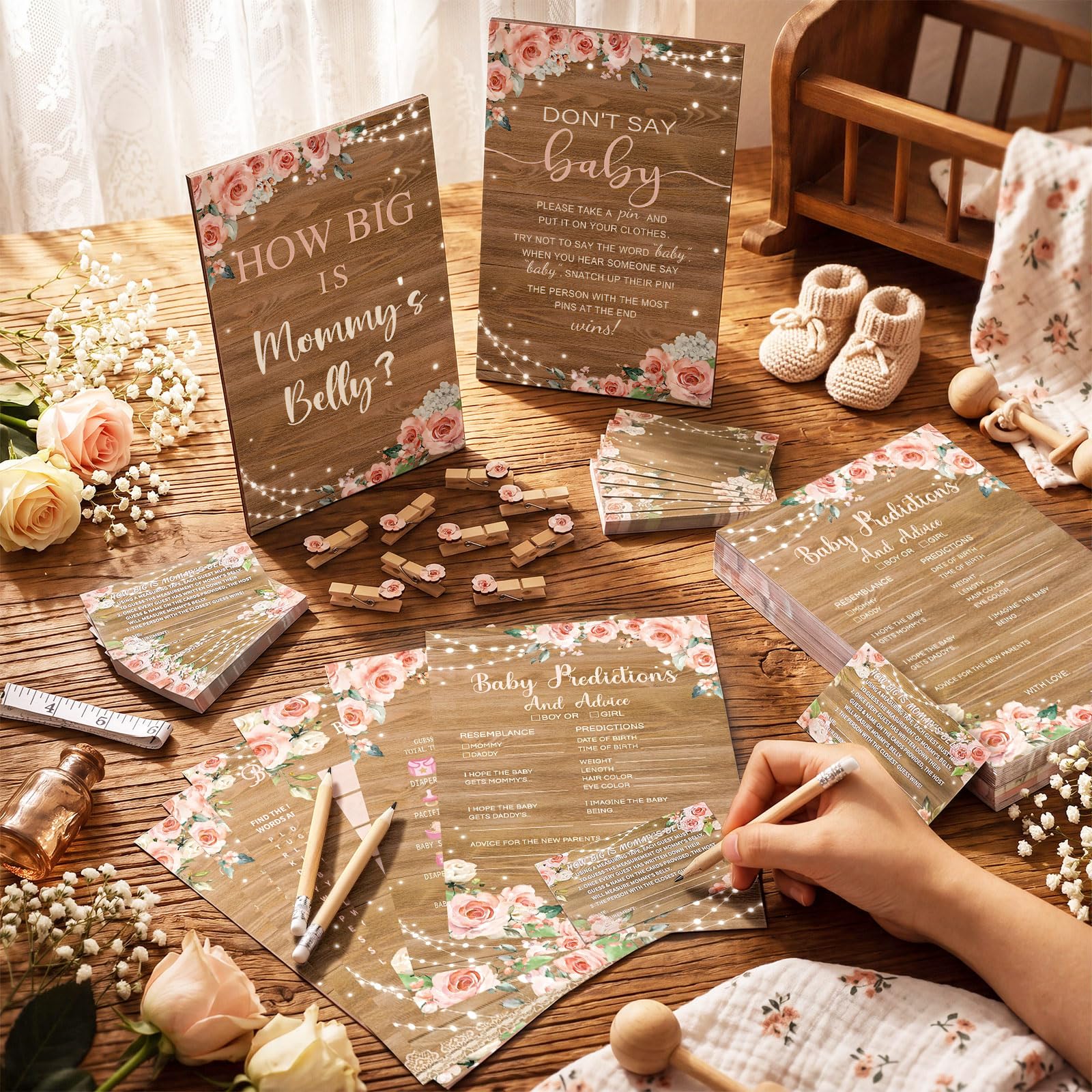 How big is mommy's belly sign with measuring tapes