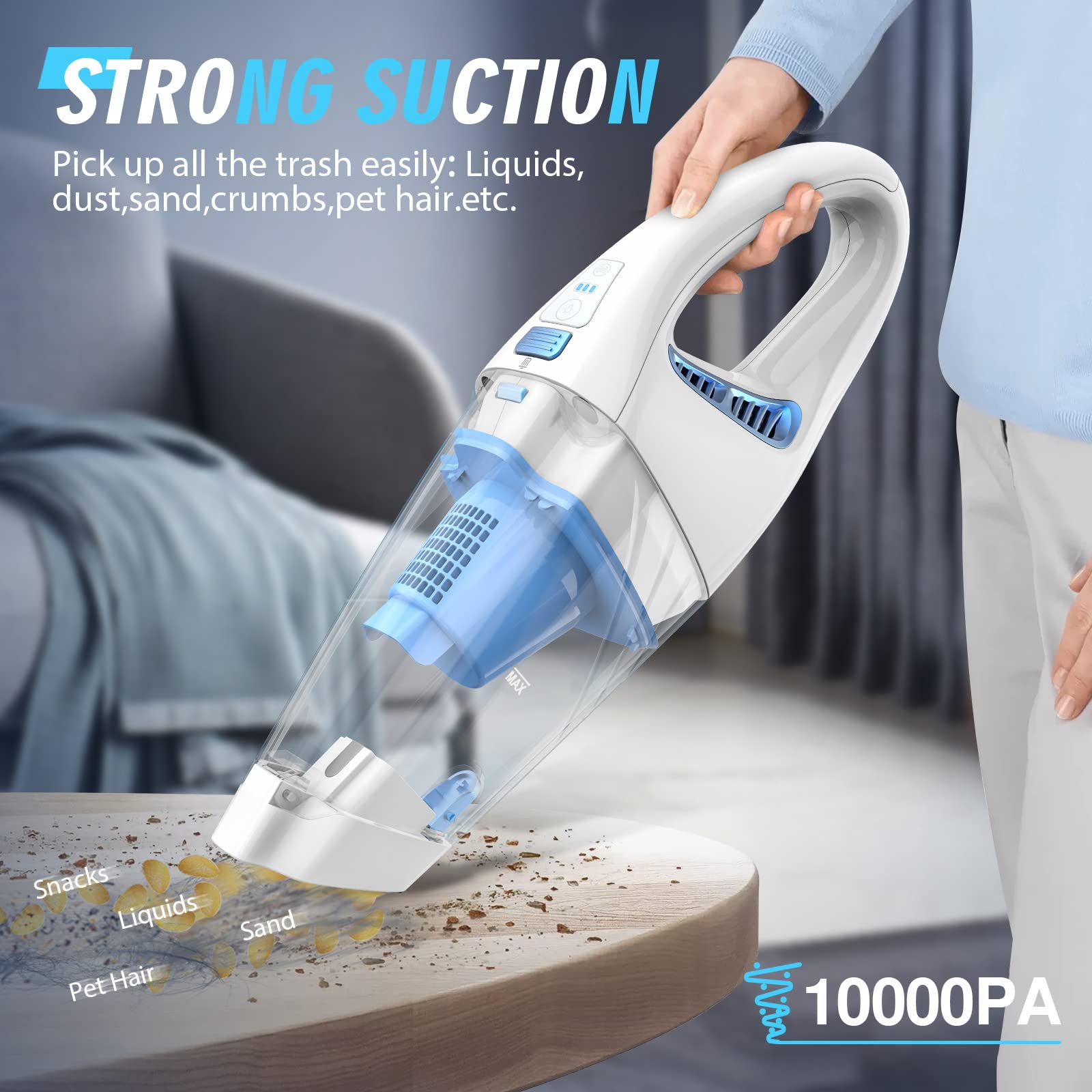 Extended flat nozzle for FUOAYOC handheld vacuum