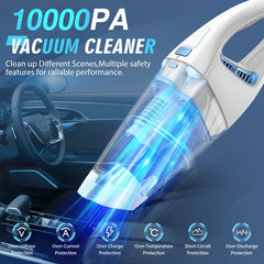 FUOAYOC cordless handheld vacuum for home use with LED light