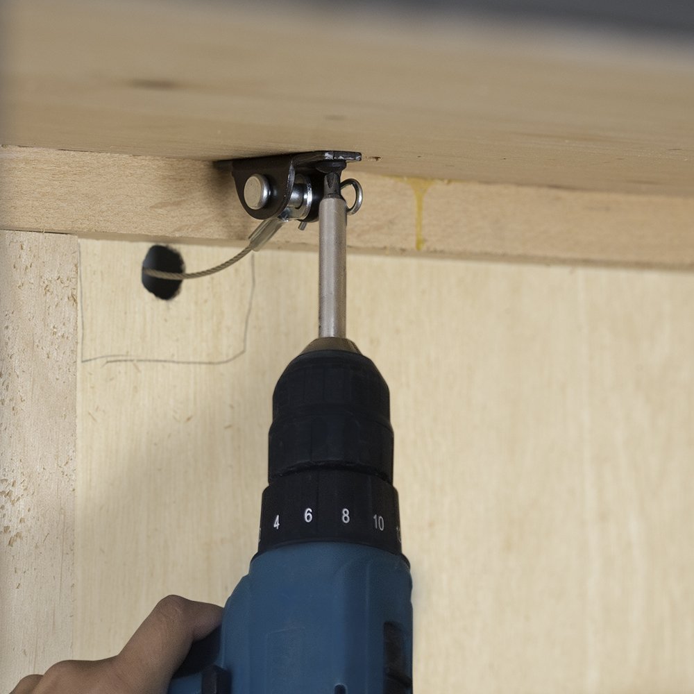 Installation hardware included with Hangman anti-tip kit