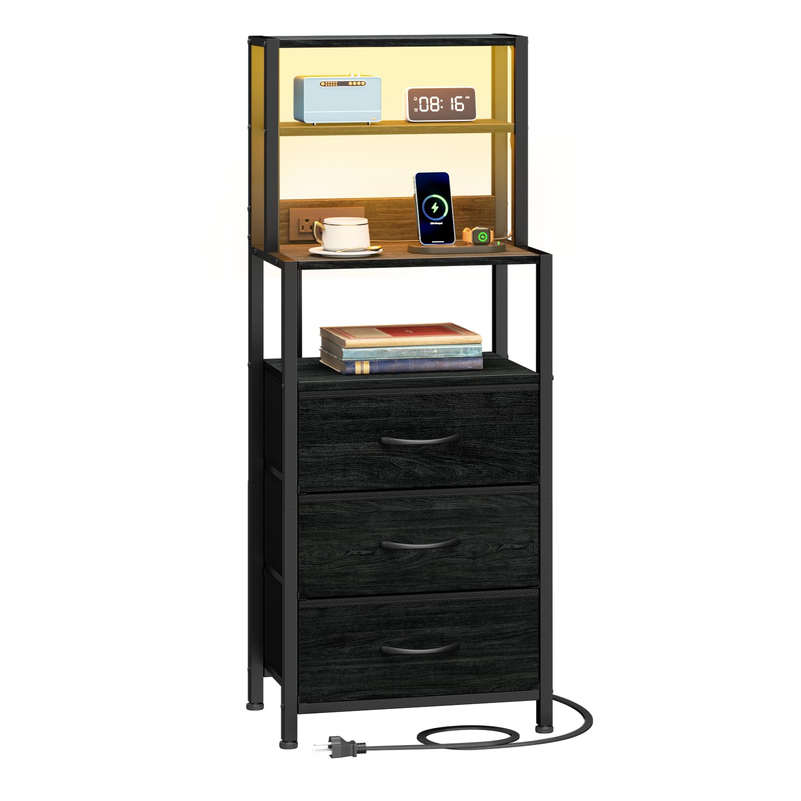 Easy assembly with labeled parts and included tools