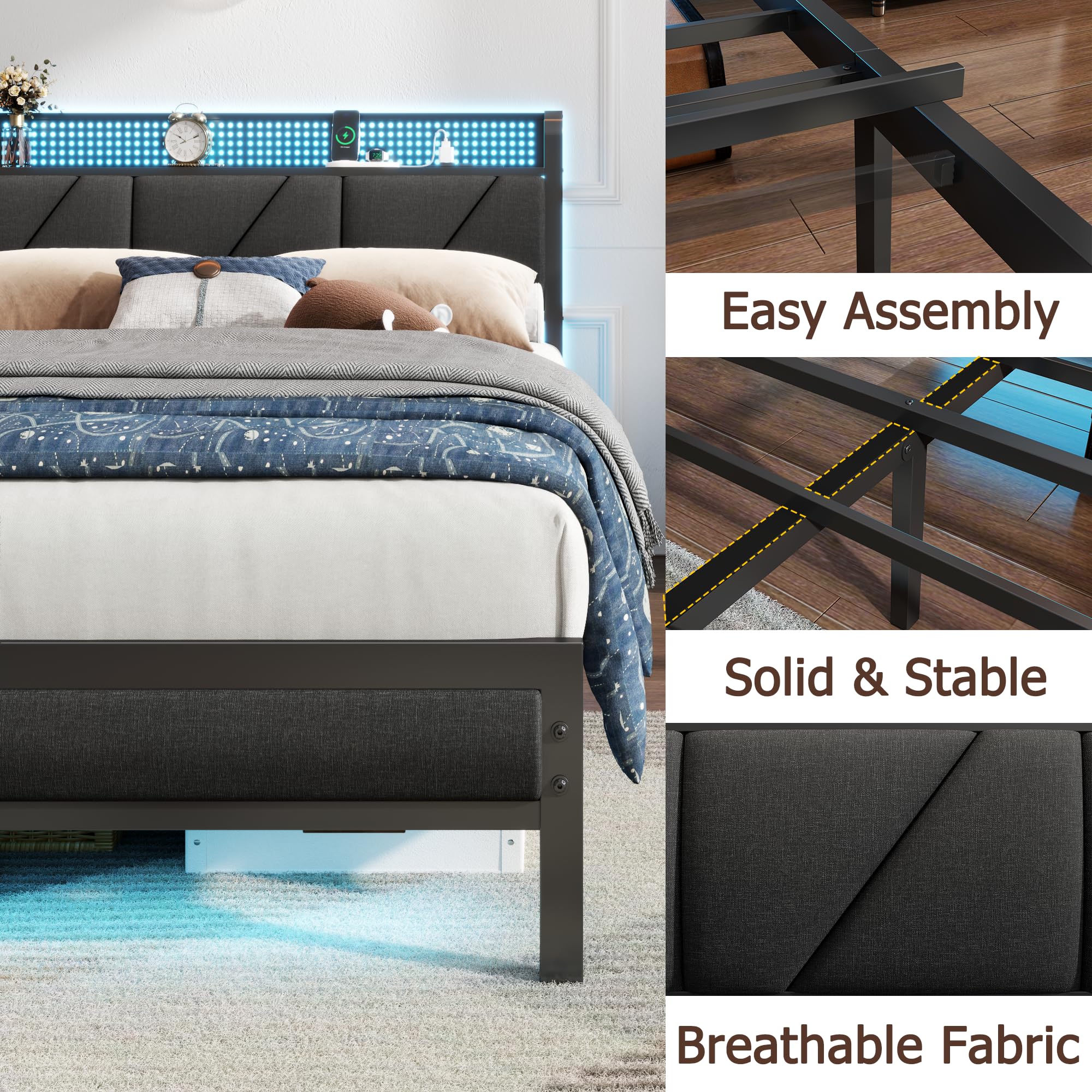 12.5 inch under-bed storage clearance