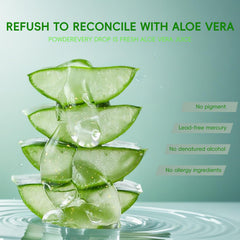 Aloe vera gel for sunburn relief 7.05oz Fuveuua
