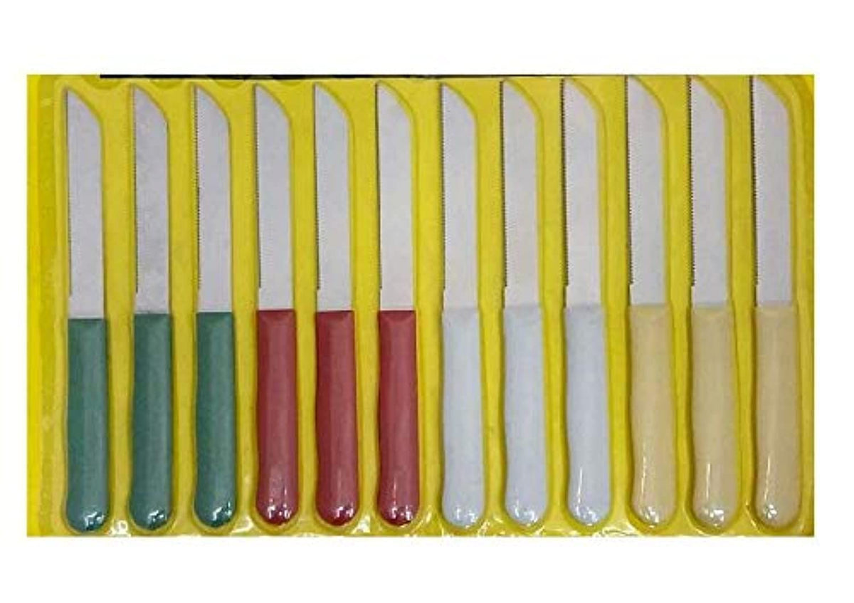 Fuxwell stainless steel kitchen knives set 12 pieces