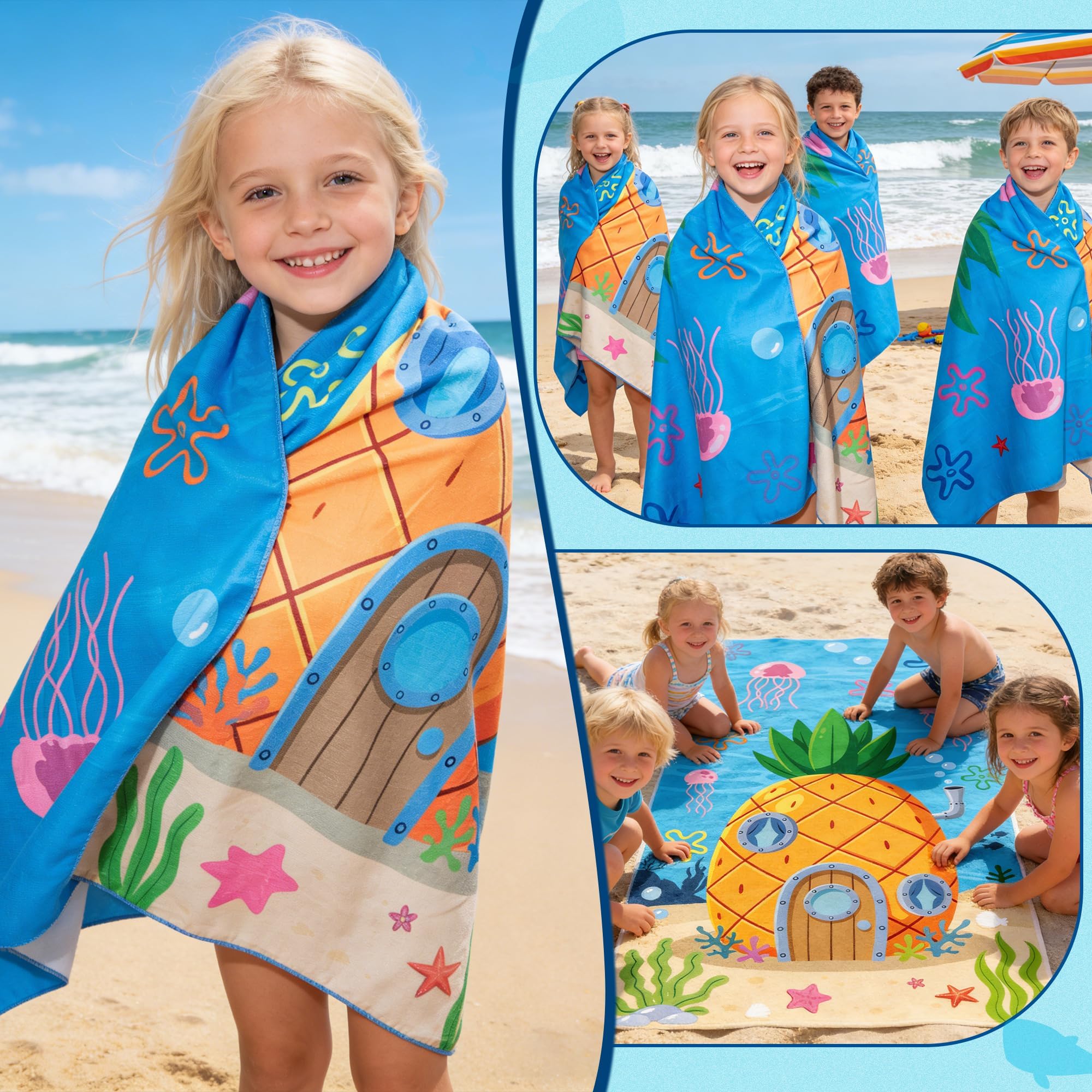 Absorbent microfiber towel absorbs up to 7x its weight