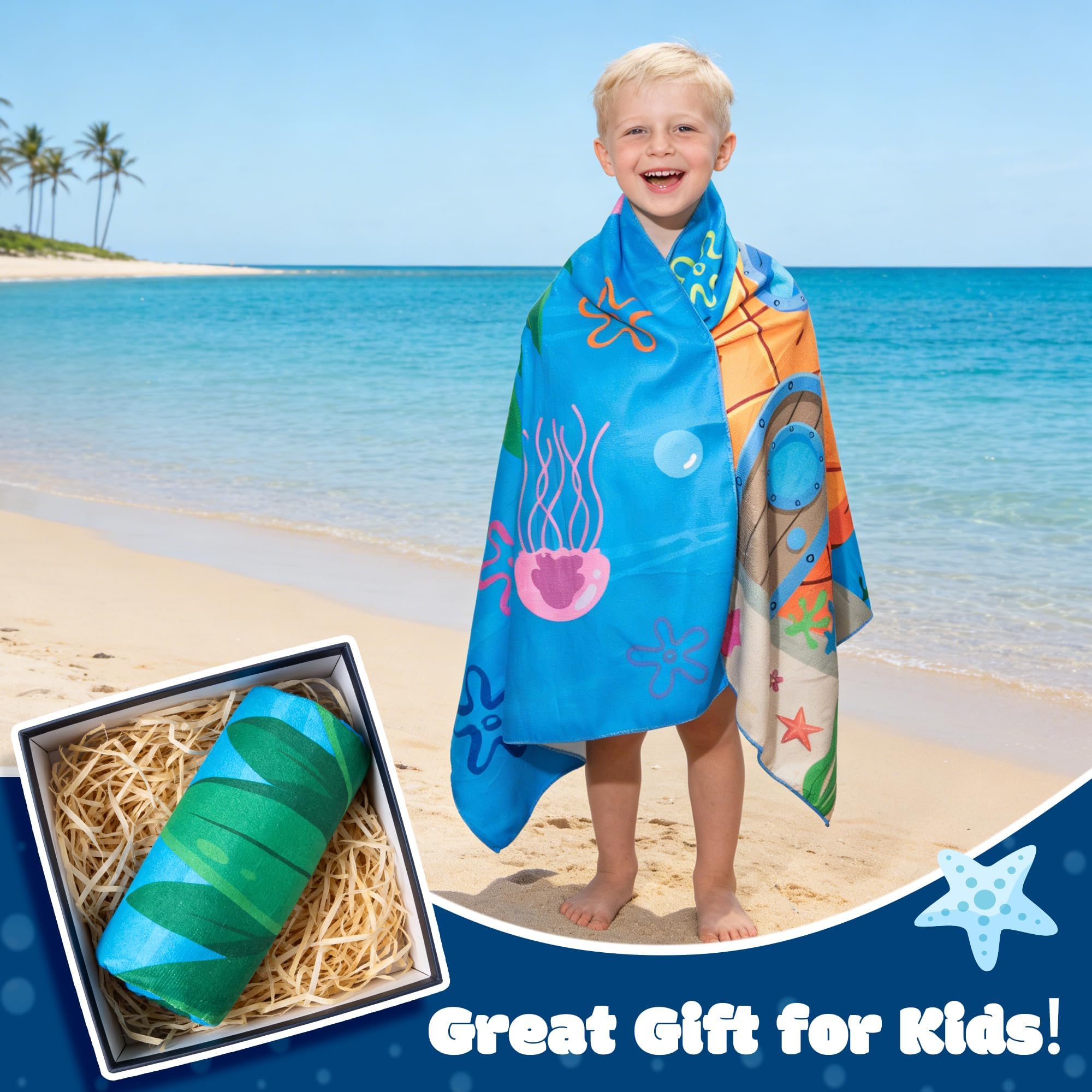 Multipurpose towel for beach pool travel and camping