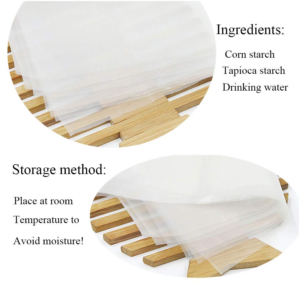 50 sheet wafer paper pack for baking and food packaging