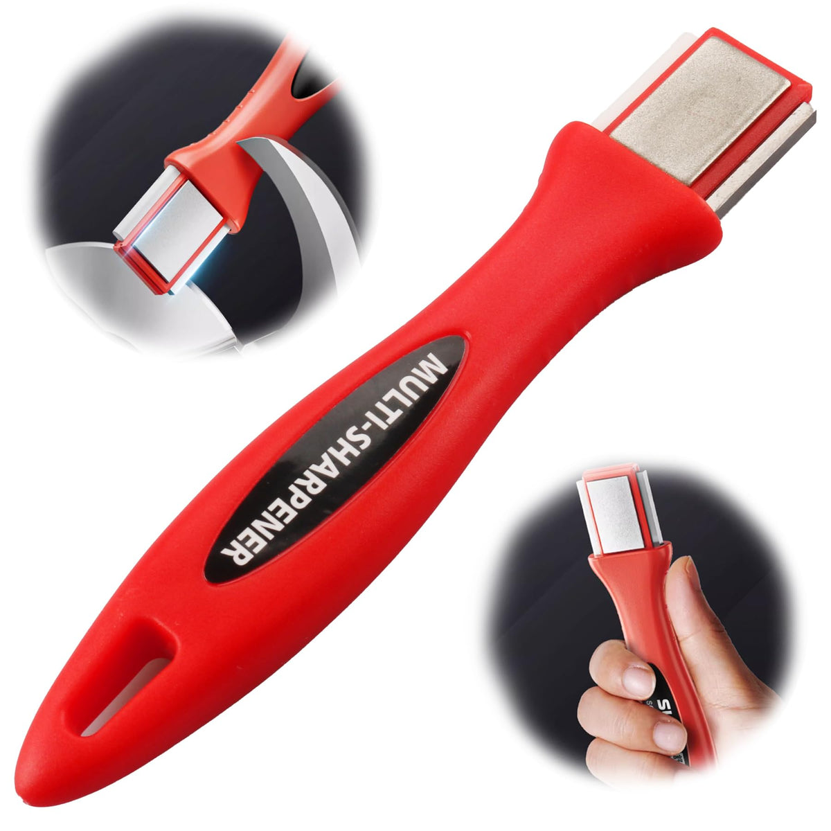 fyhbgr garden tool sharpener compact 5.5-inch length for garden tools