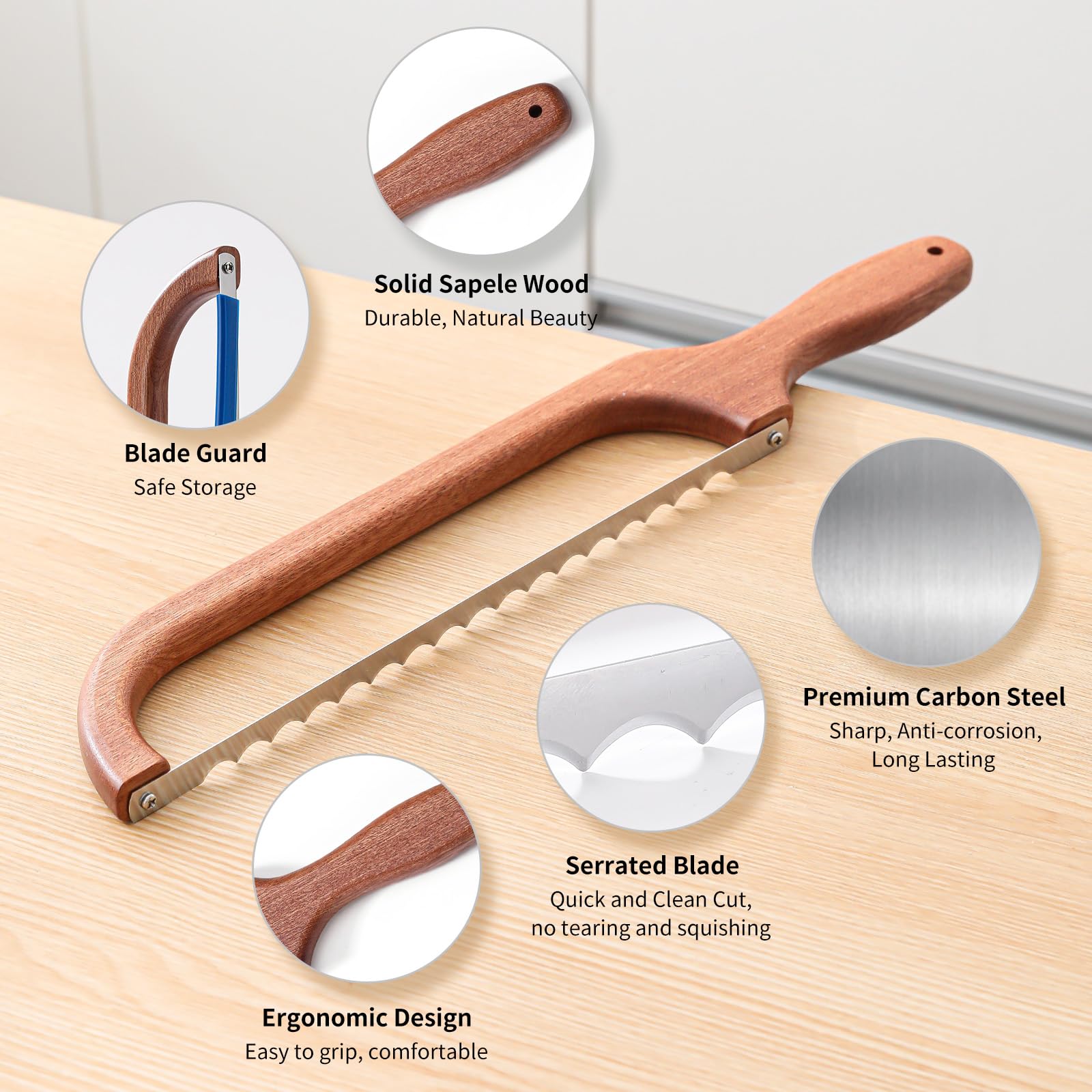 Multifunction bread slicer for homemade bread and bagels