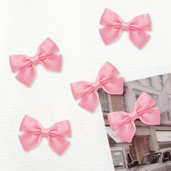 FYSUIMU pink ribbon bow fridge magnets set of 8 on metal surface