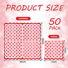 Napkins with scalloped edges from FYSUIMU for weddings