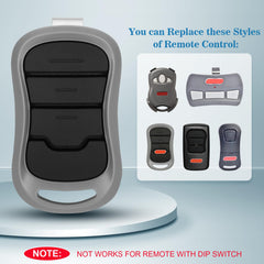 O3T-A and O3T-BX Genie remote with 315/390MHz