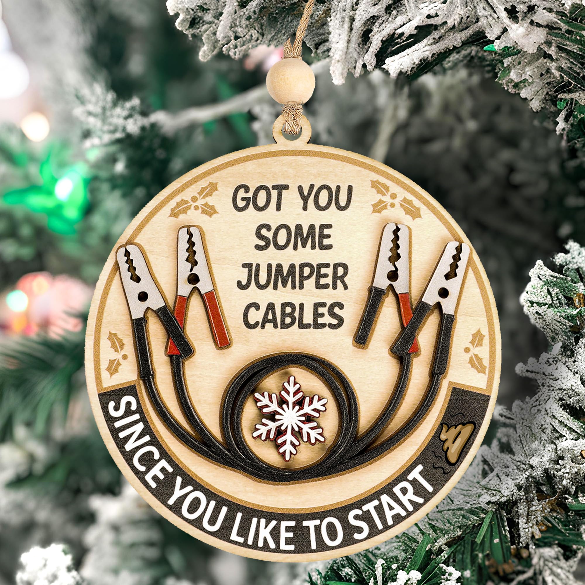 Gag Gift Holiday Ornament for coworkers and friends