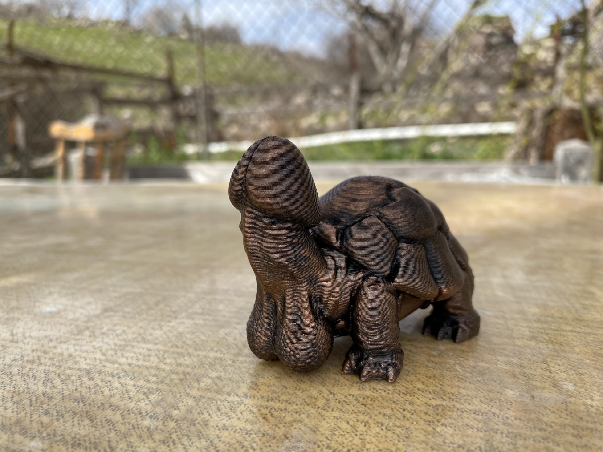 Funny turtle desk decor decorative figurine on desk
