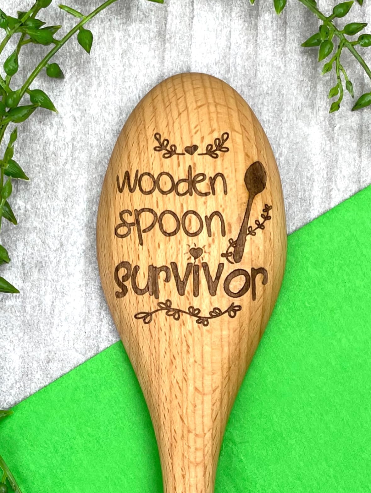 Humorous gag gift spoon for mom dad grandma grandpa