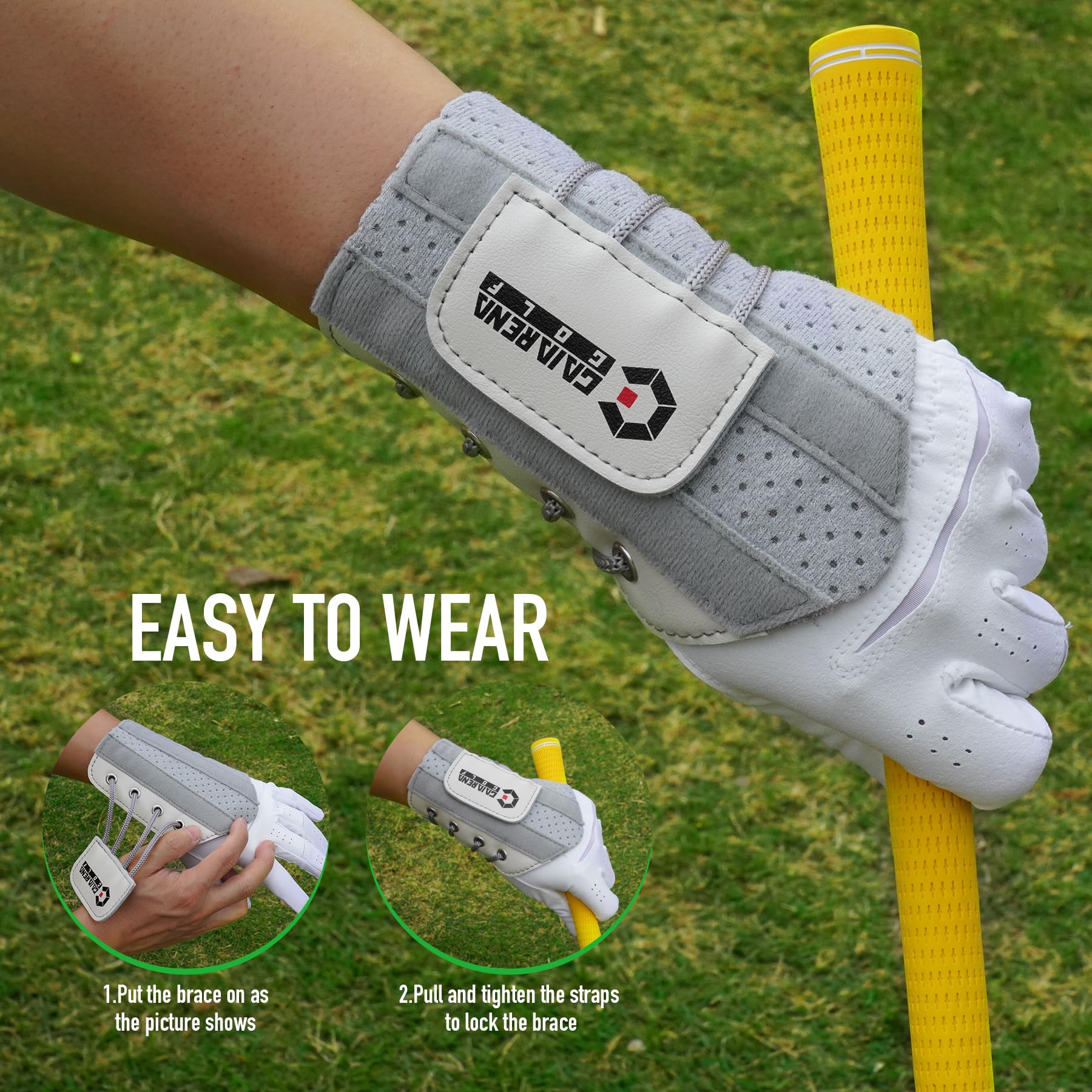 GAIARENA lead wrist brace for golf training