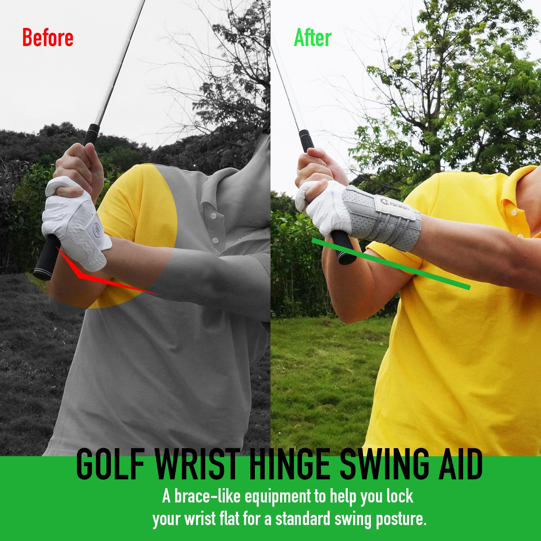GAIARENA wrist brace size M for golf training