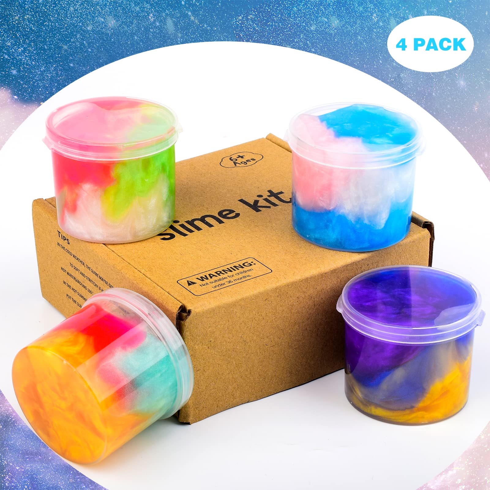 Stress relief slime Galaxy Slime Kit kids