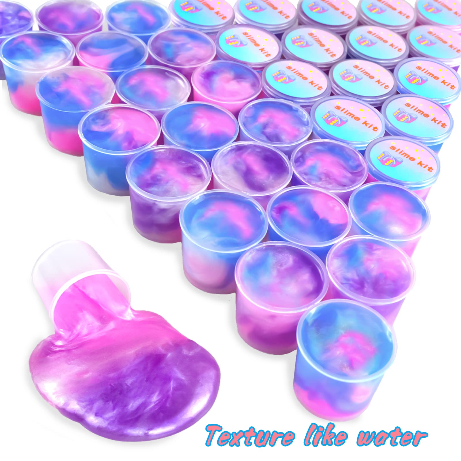 galaxy slime pack included in unicorn kit