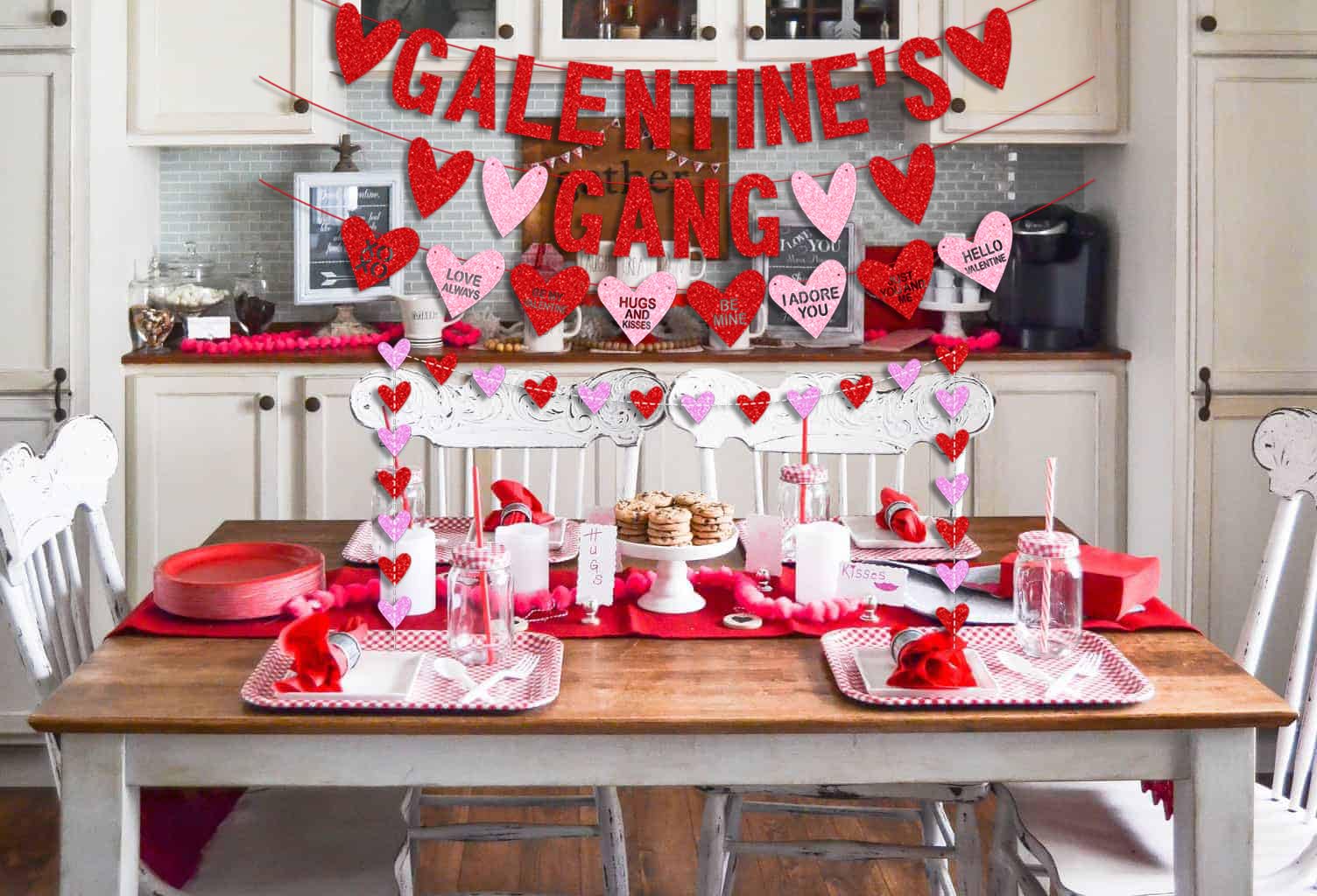Decorate your place with banner and garland