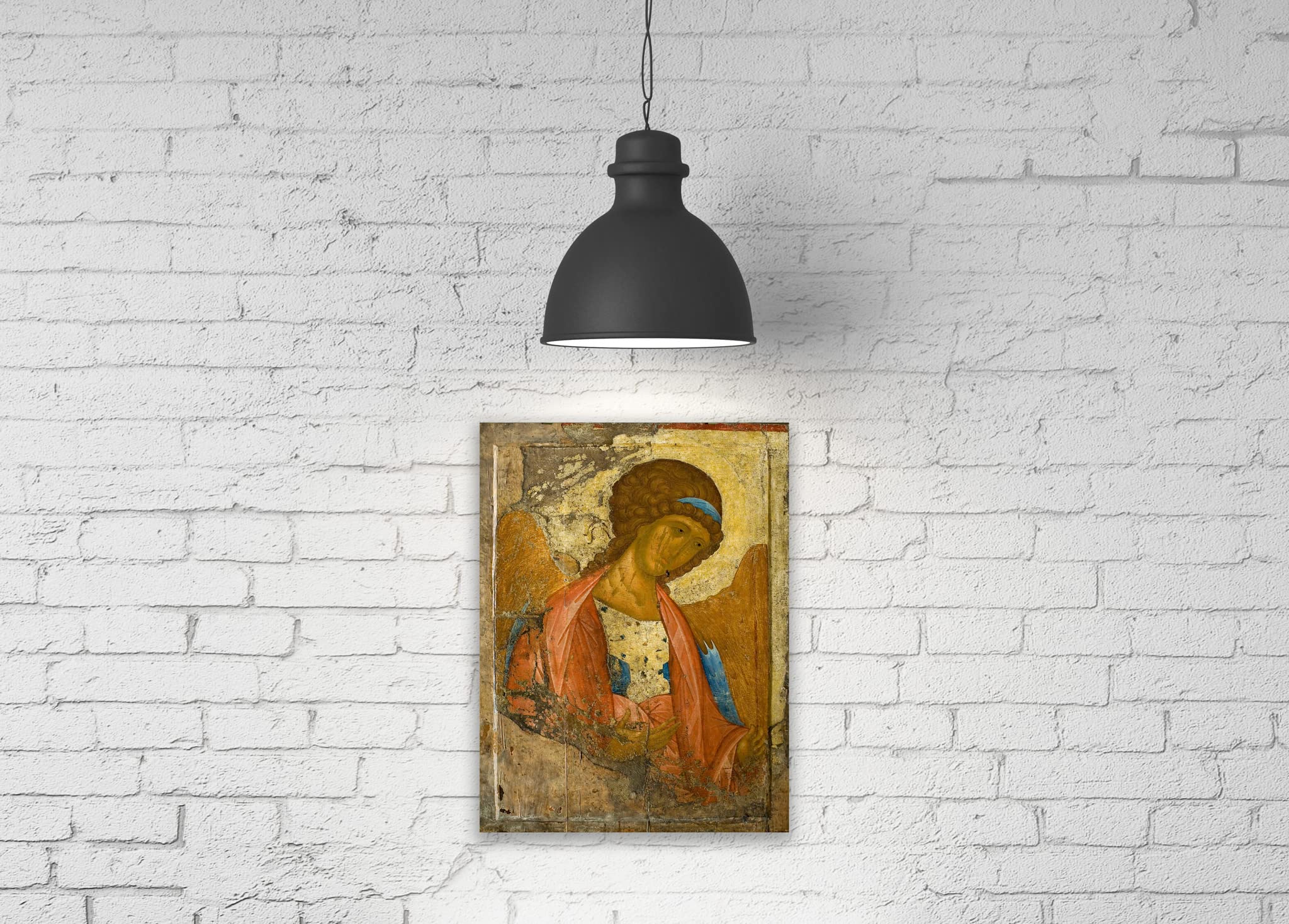 Gallery wrapped canvas with handcrafted wooden frame ready to hang