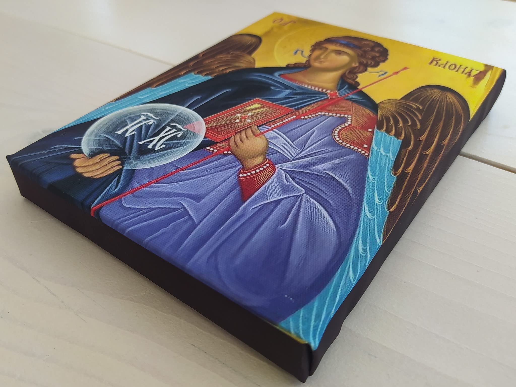 Greek Orthodox spiritual wall art for prayer corner