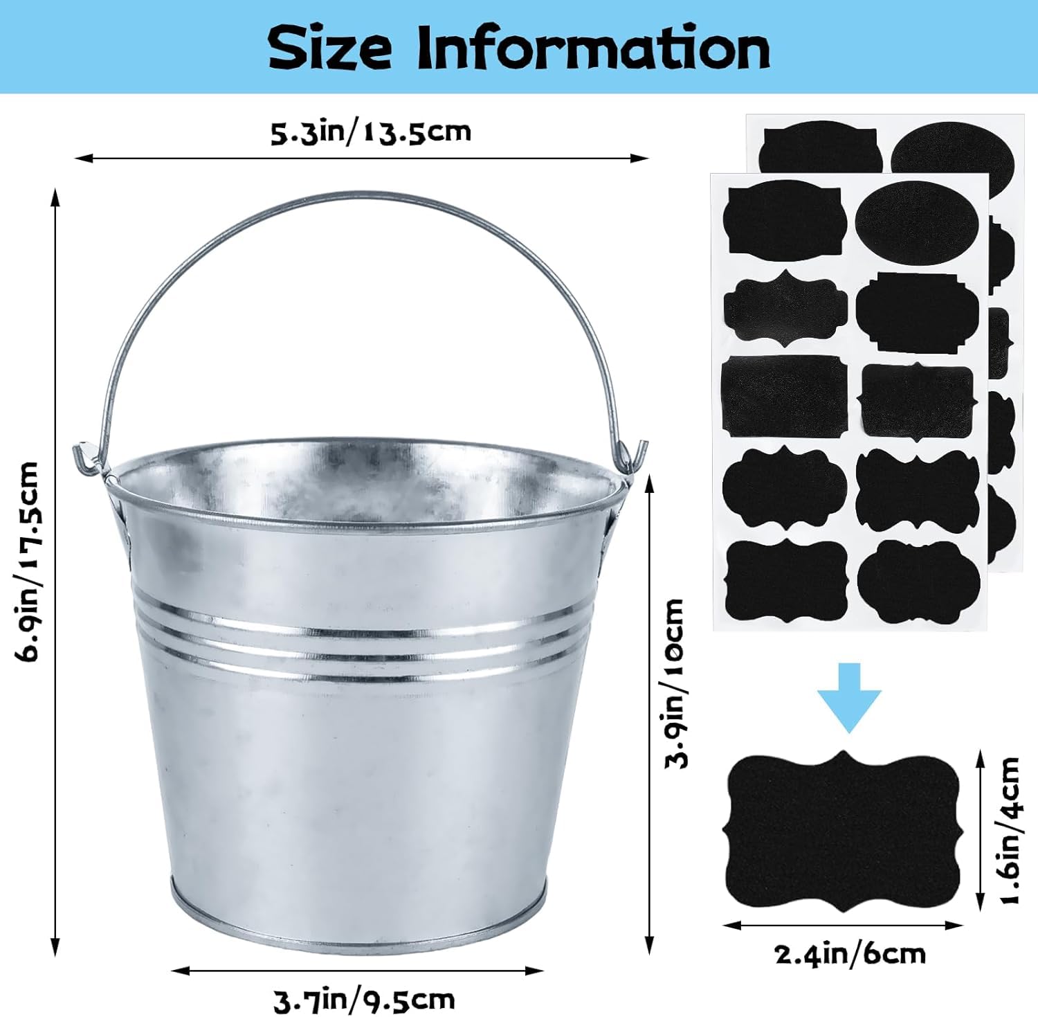small galvanized metal bucket centerpieces for weddings