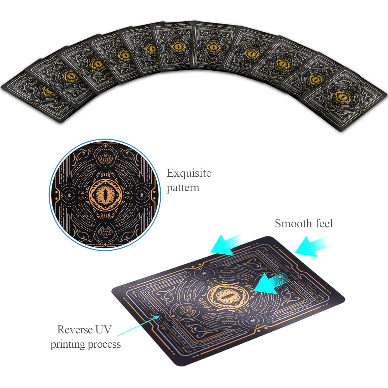 WJPC waterproof PVC poker cards