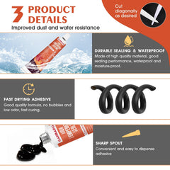 Sealant withstands -50°C to 250°C in high temperature range