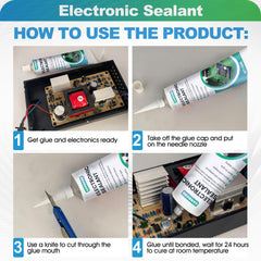 Sealant used on circuit boards and LED lamps