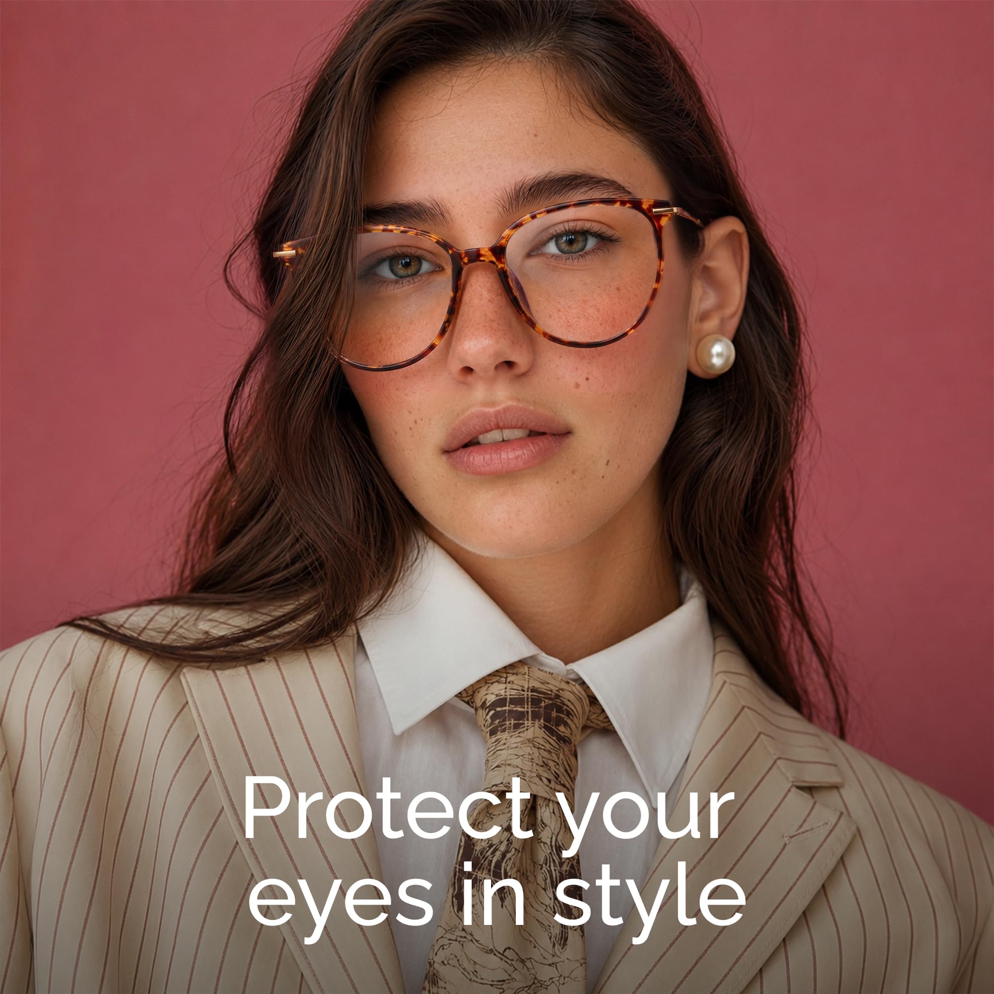 Gaoye non prescription anti glare lenses close up