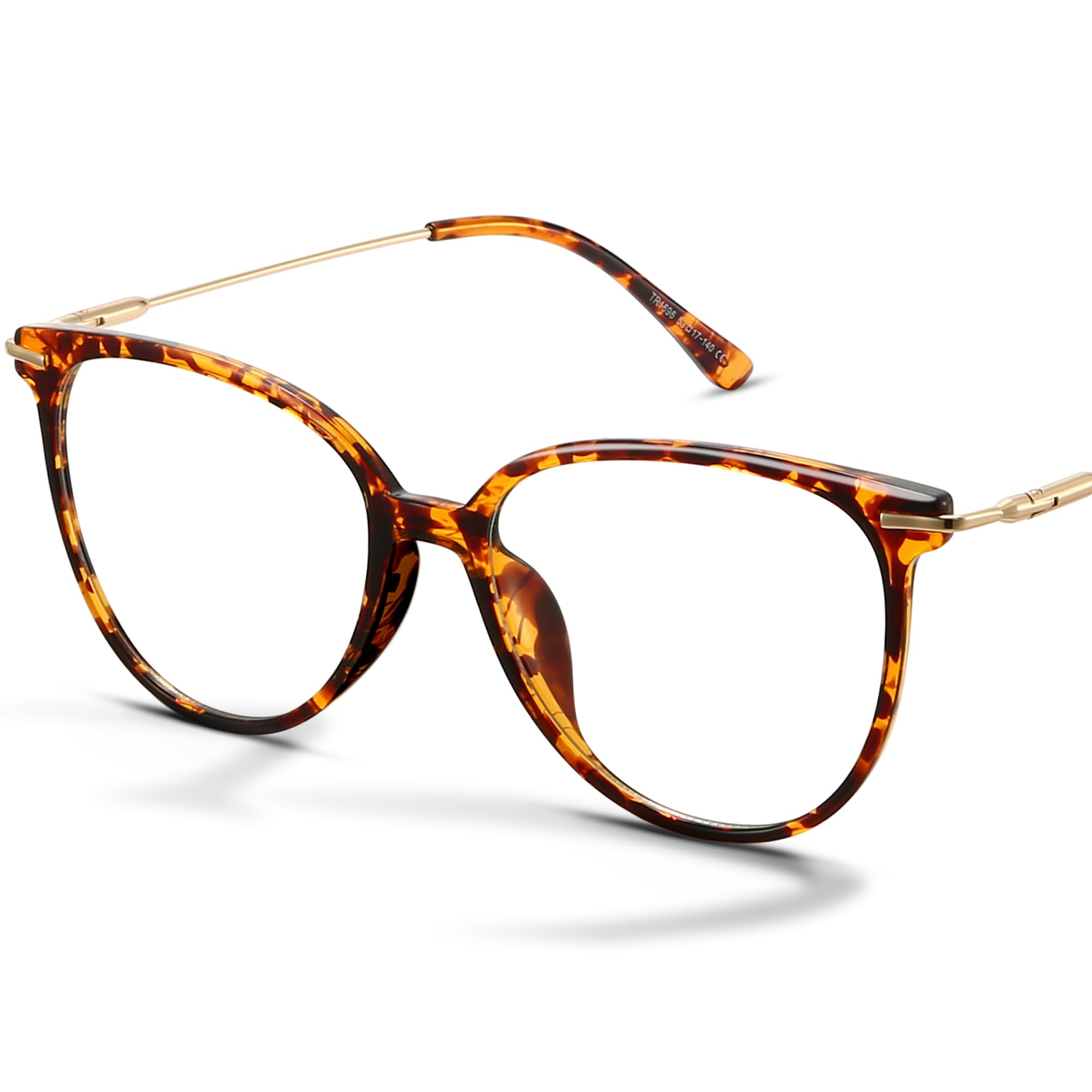 Gaoye round blue light blocking glasses with metal frame