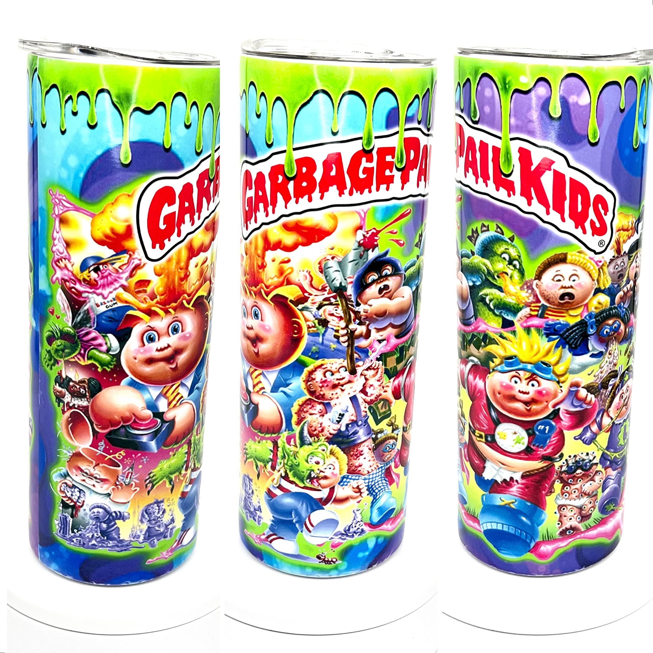 Garbage Pail Kids Tumbler Cup 20oz front view