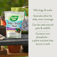 Garden Safe Slug & Snail Bait Granules 2 Lb bag on shelf