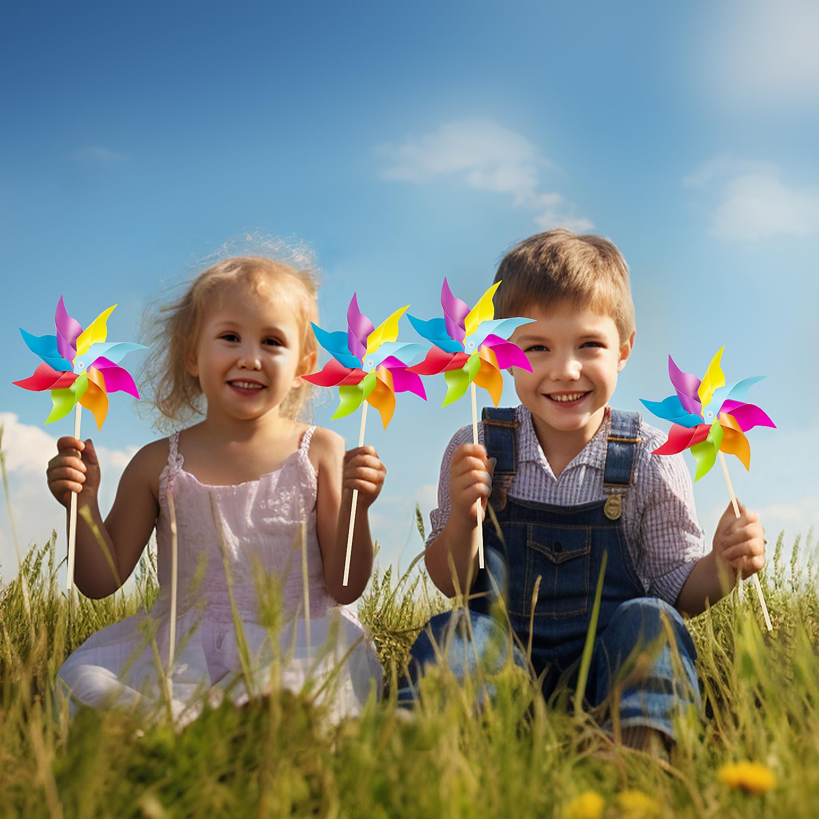 Garden wind spinners made of PP plastic