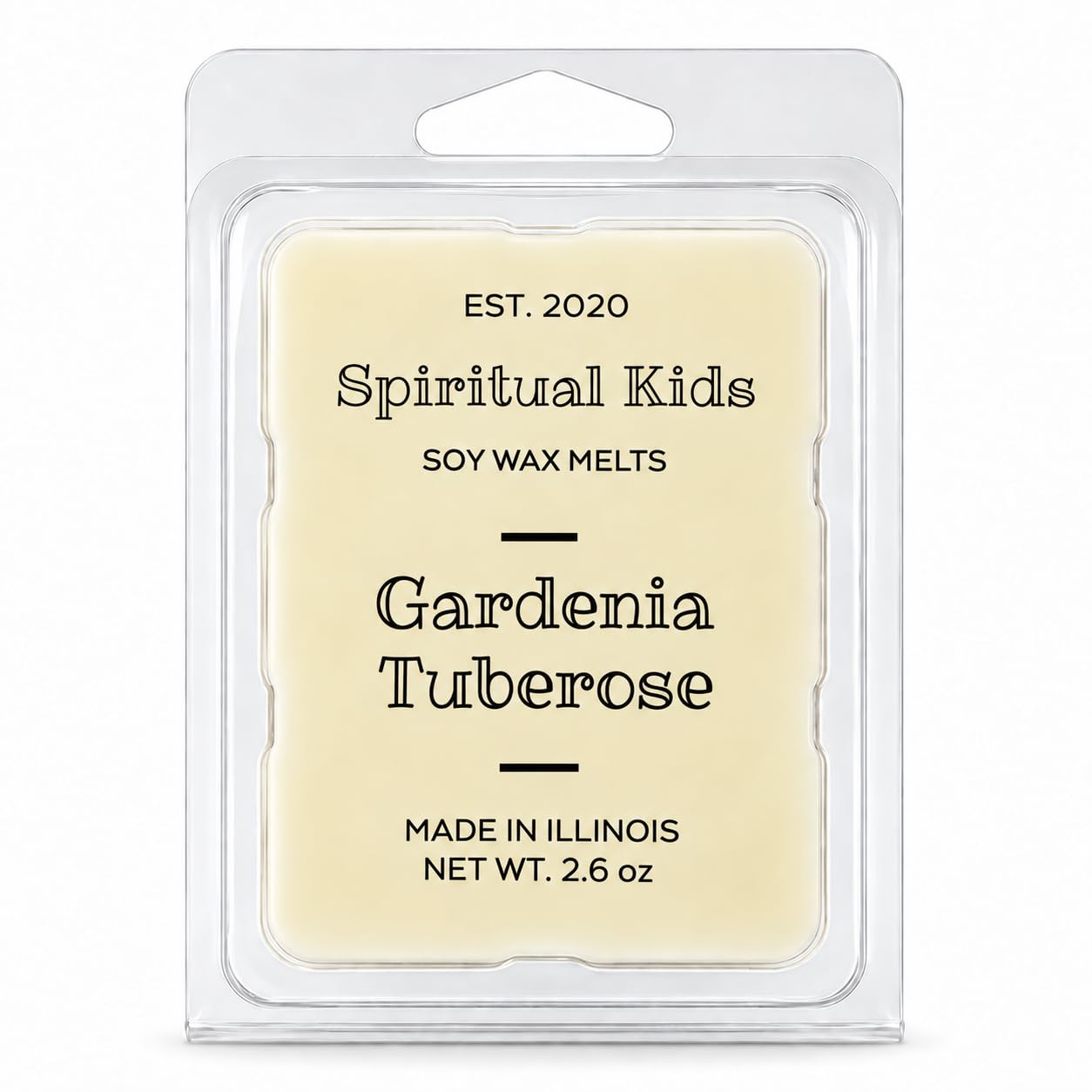 Gardenia Tuberose all natural soy wax melts 2.6oz pack with 6 cubes
