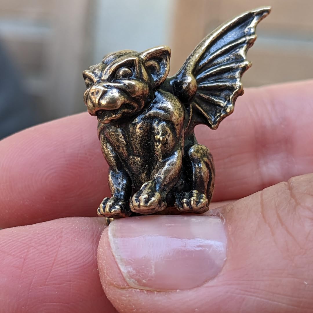 Winged gargoyle miniature for Gothic decor