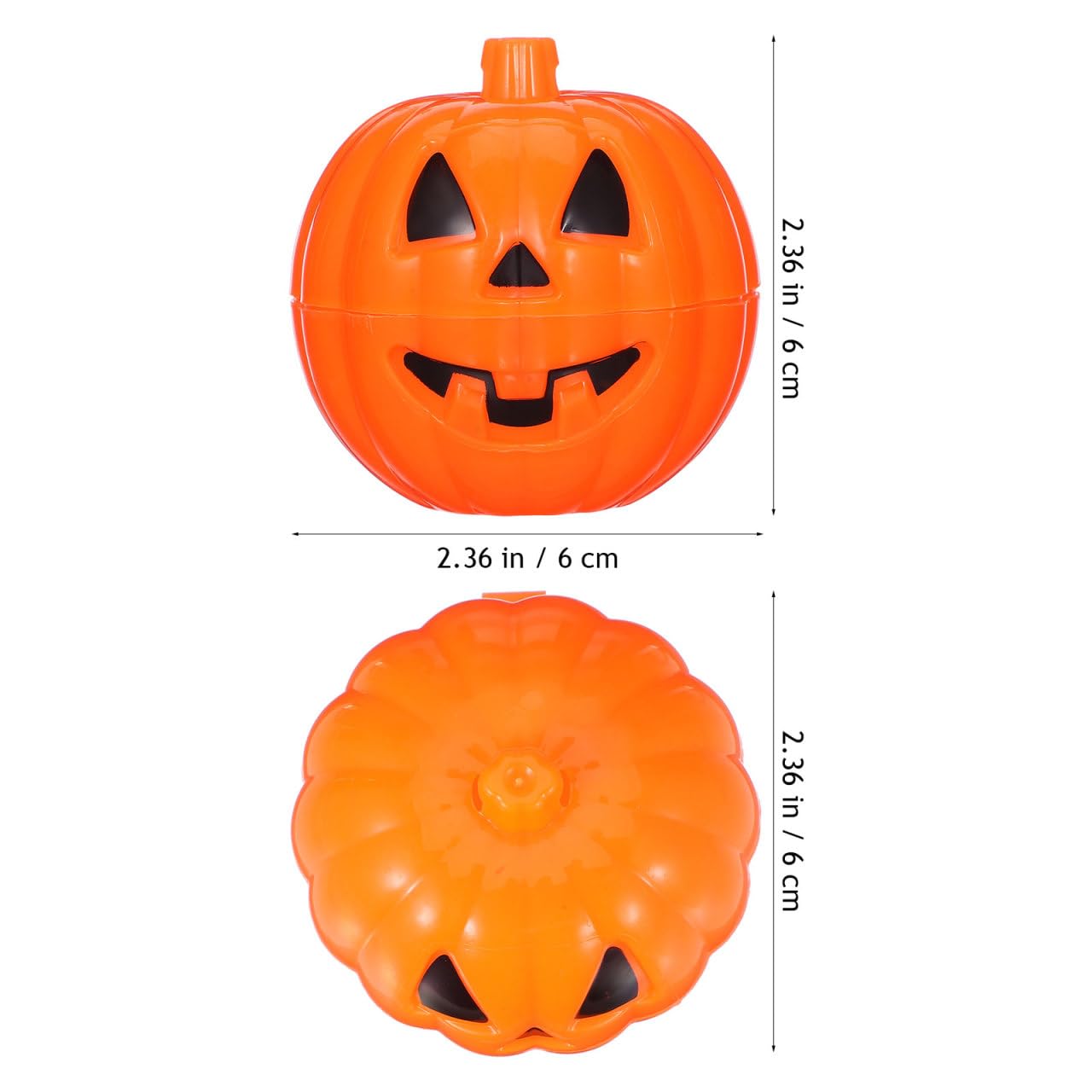 Garneck 24 Pcs Halloween Pumpkin Eggs Fillable Candy Boxes party favors containers 7