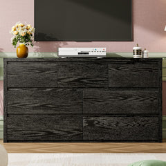 GarveeHome 7 Drawer Dresser setup in a living room