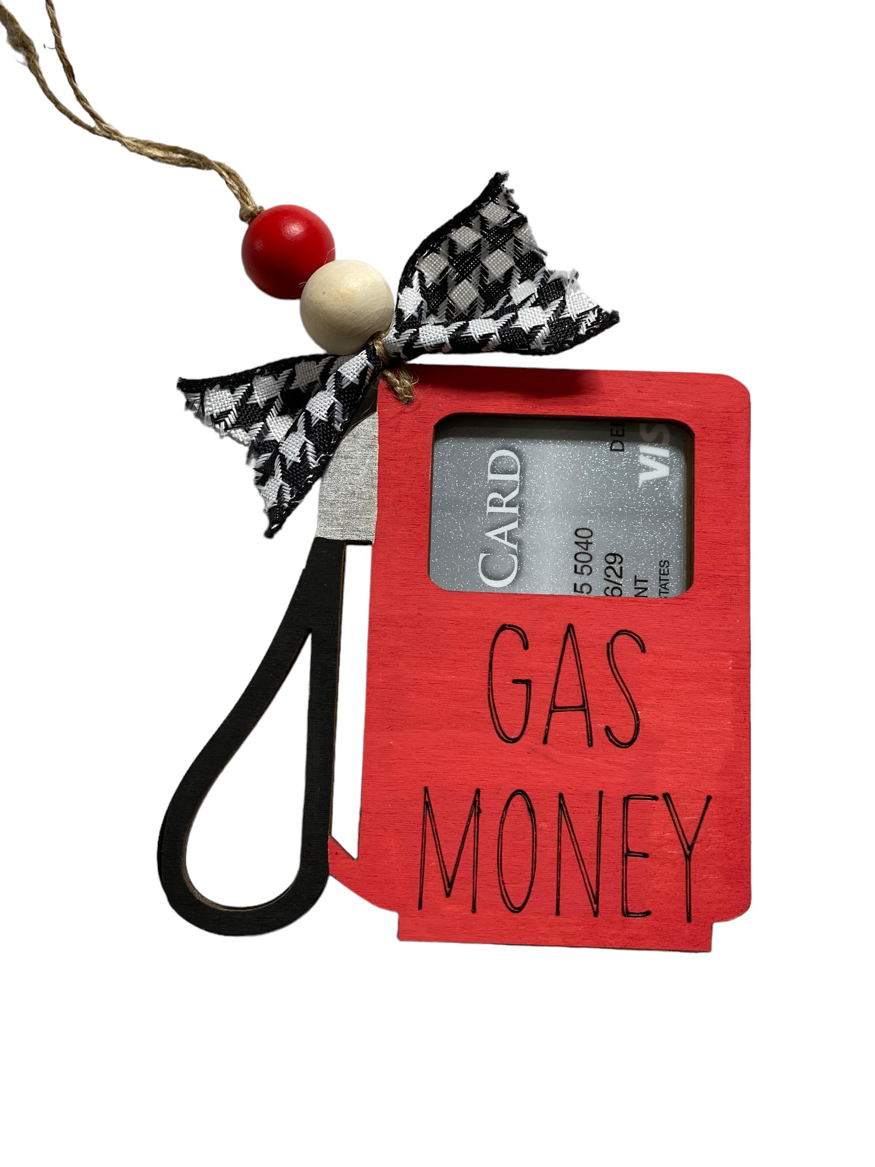Gas Money Gift Card Holder wood gift item for holidays