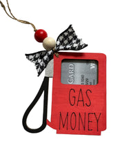 Gas Money Gift Card Holder wood gift item for holidays