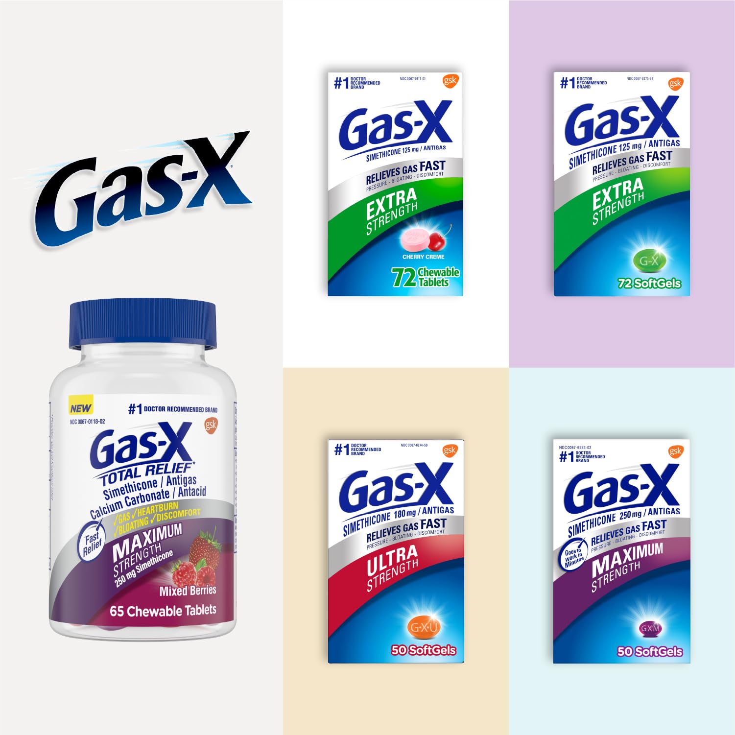 Gas-X HSA and FSA eligible item label