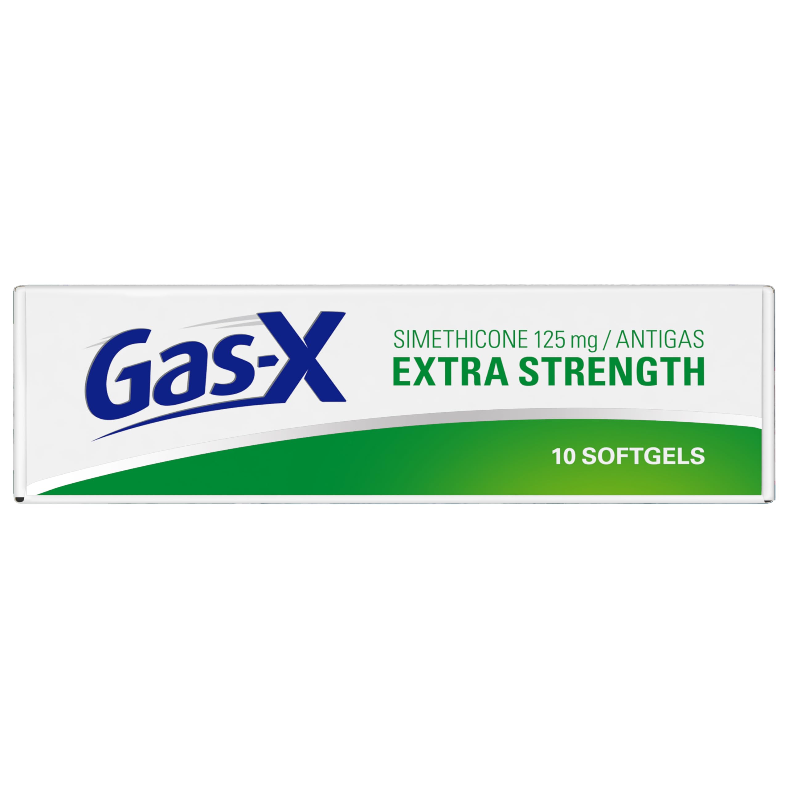 Gas-X softgels packaging detail