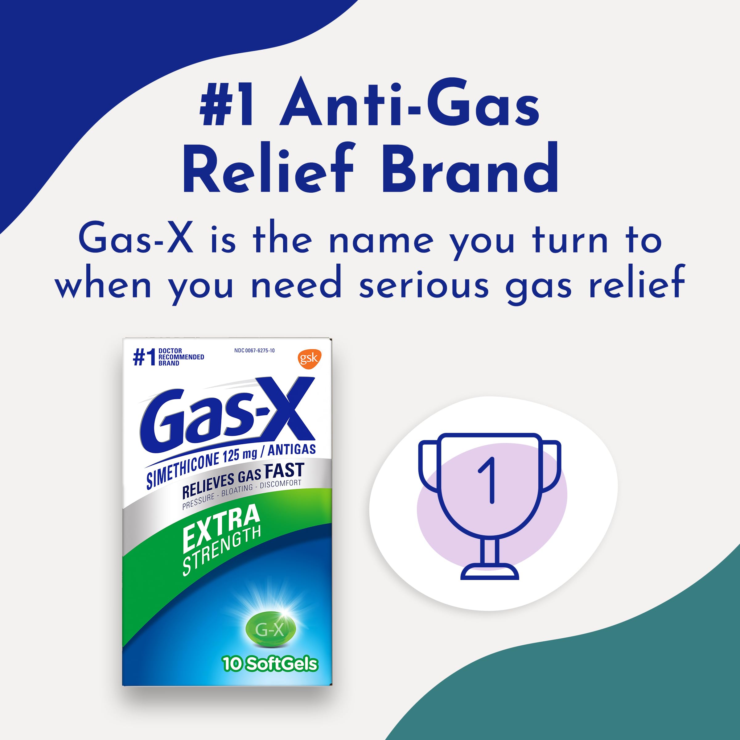 Gas-X Extra Strength Softgels product label