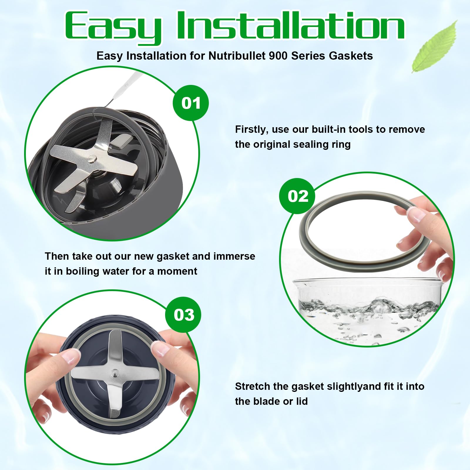 Gasket lip compatible Nutribullet 900 Series 600W