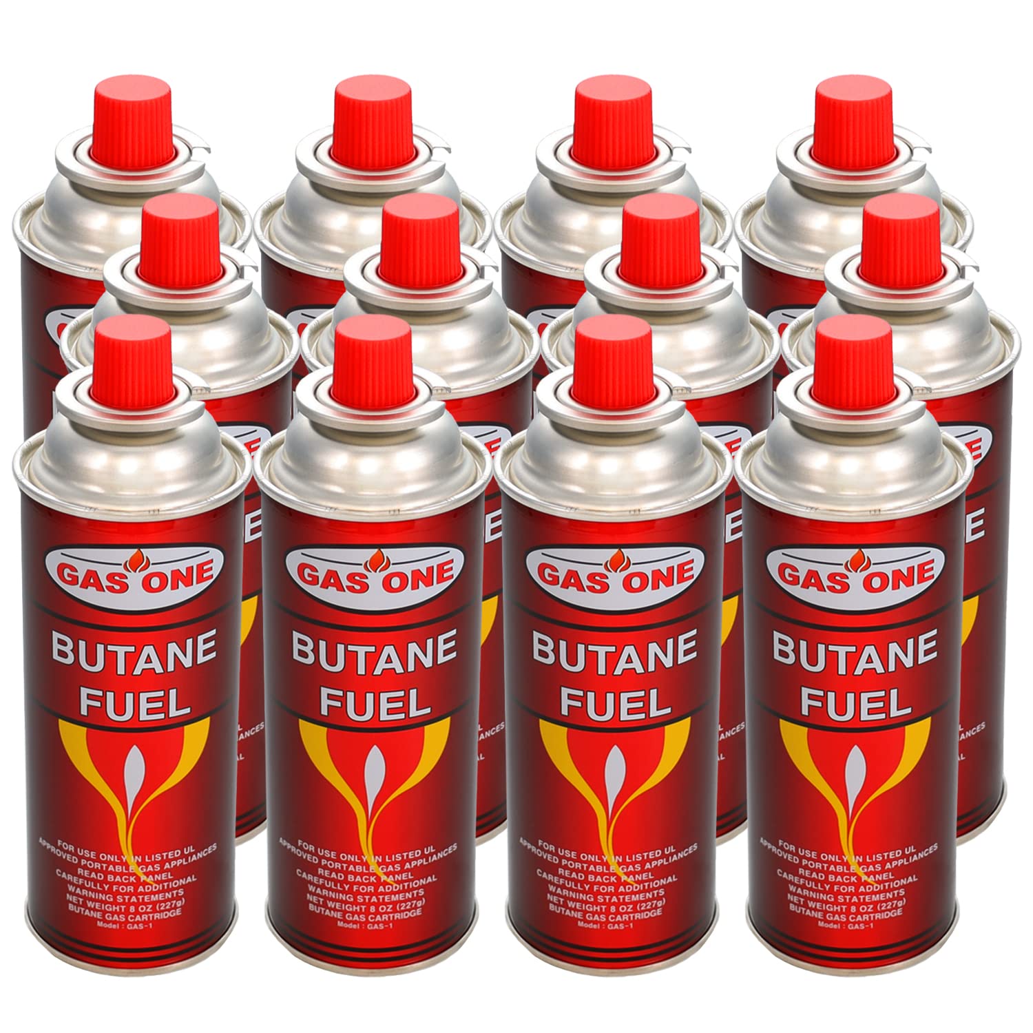 GasOne Gas-1 12 count butane canisters