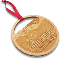 Gatlinburg Christmas Ornament 1/8 inch thick wooden