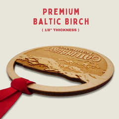 Gatlinburg Christmas Ornament sealed with protective coating