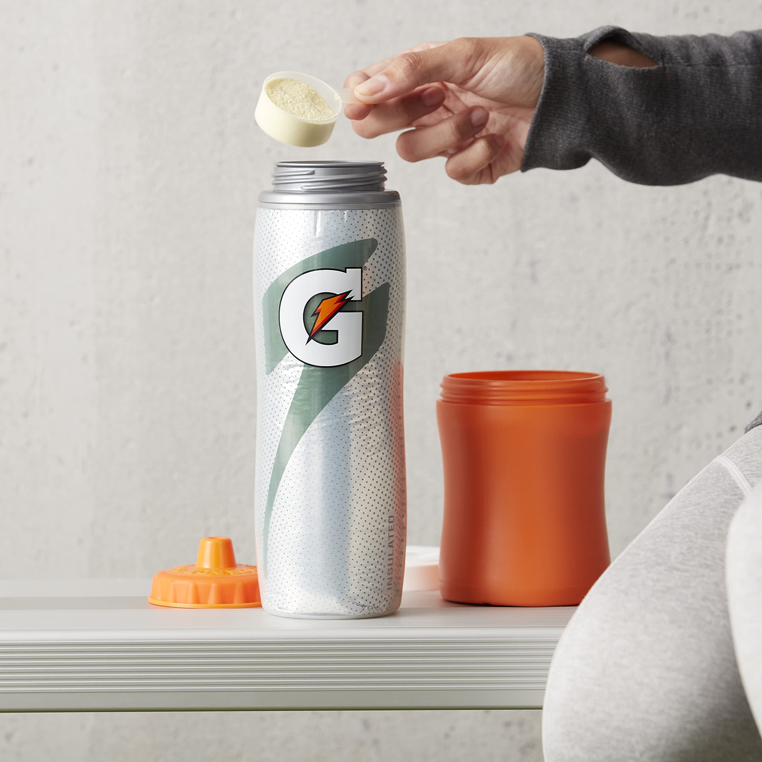 Dishwasher top rack safe Gatorade bottle Red 30oz