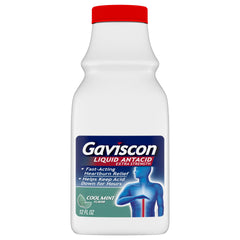 Gaviscon Extra Strength Liquid Antacid Cool Mint bottle